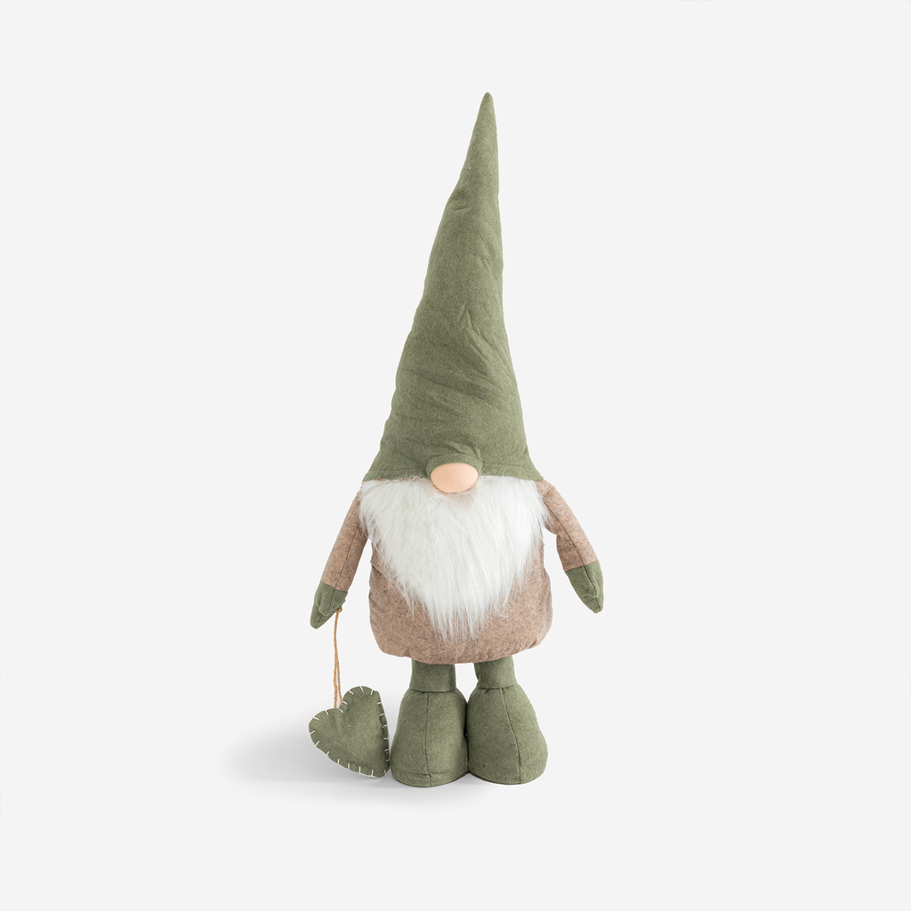 Dekorativní figurka SKŘÍTEK, zeleno-béžová, 80-130 cm