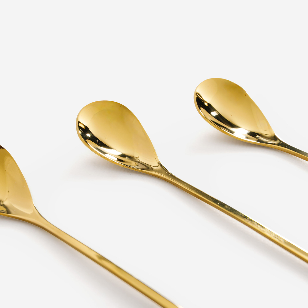 Sada lžiček s ozdobným koncem RUDOLF 4 ks