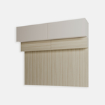 Nástěnný panel se závěsnou skříňkou CHARLIE 213 cm