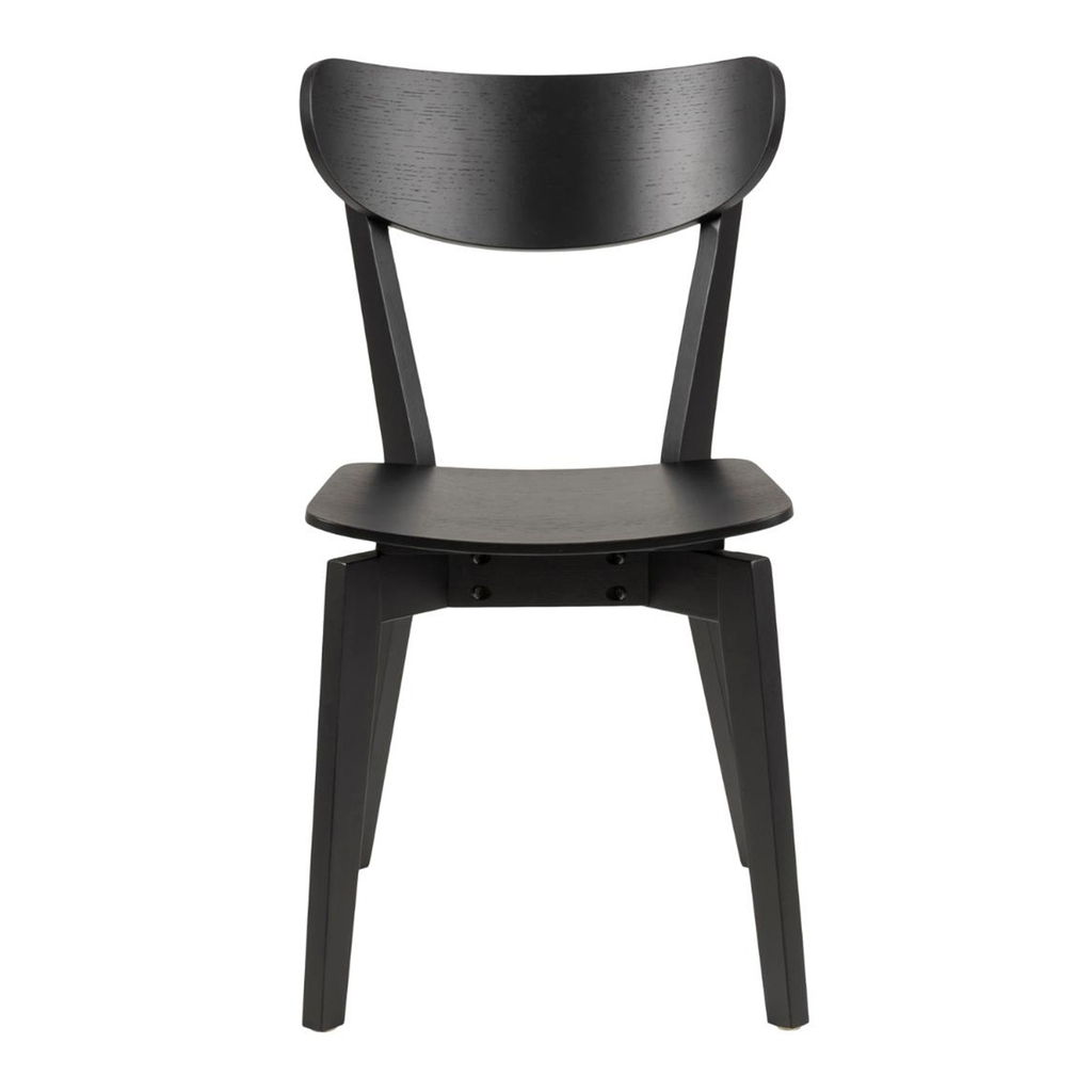 Černá židle v retro stylu BLACKY