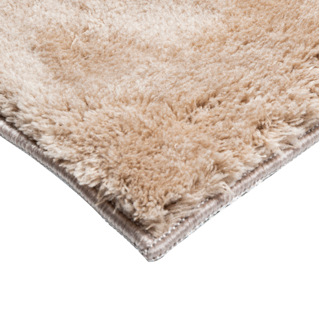 Béžový huňatý koberec PULY 60x100 cm