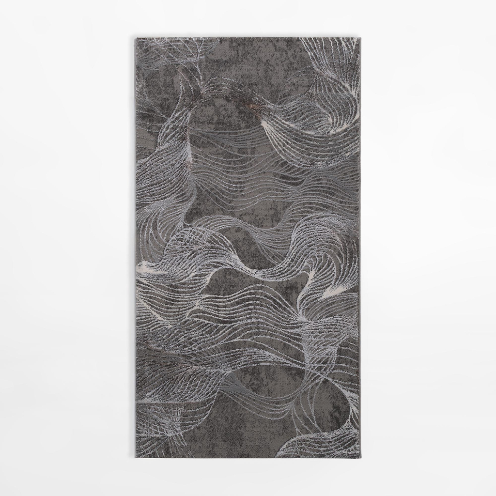 Šedý koberec do obývacího pokoje SPAZZIO 80x150 cm