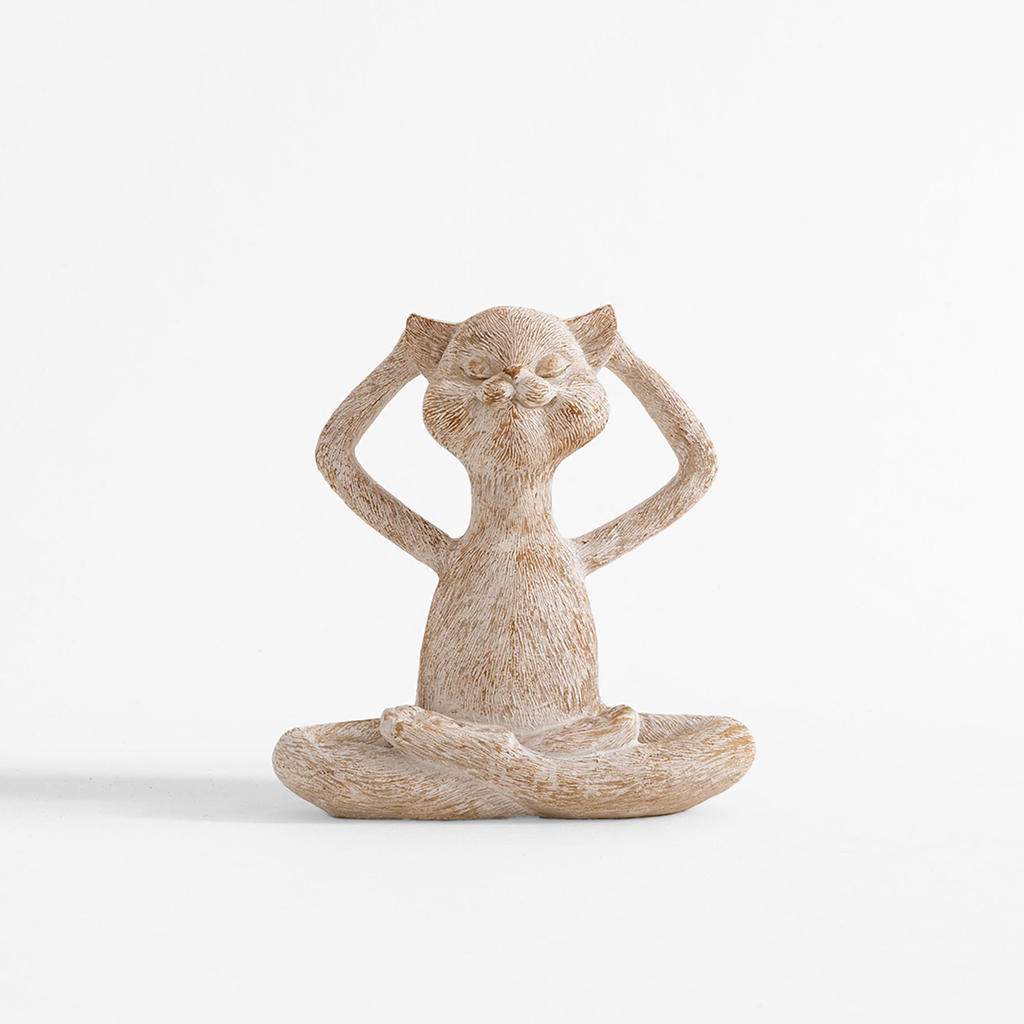 Dekorativní figurka, kočka, 14 cm, MIX