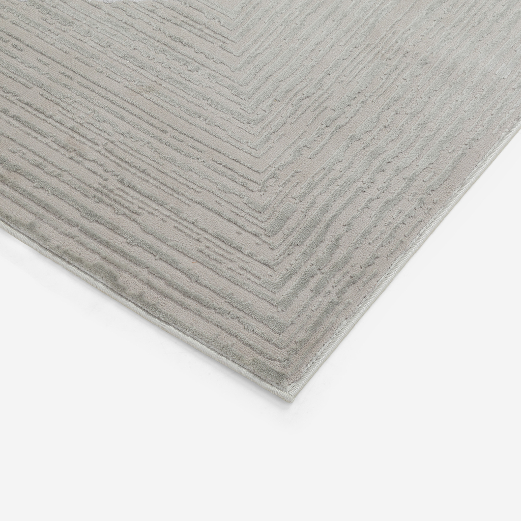 Koberec s abstraktním vzorem BUTIQUE béžovo-šedý 120x170 cm