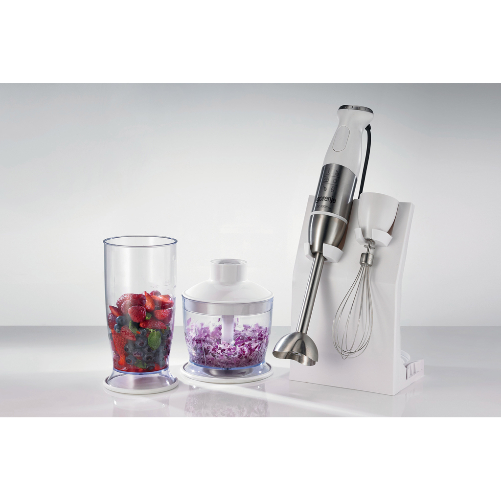 Ruční mixér s příslušenstvím GORENJE LIFE bílý HBC806QW