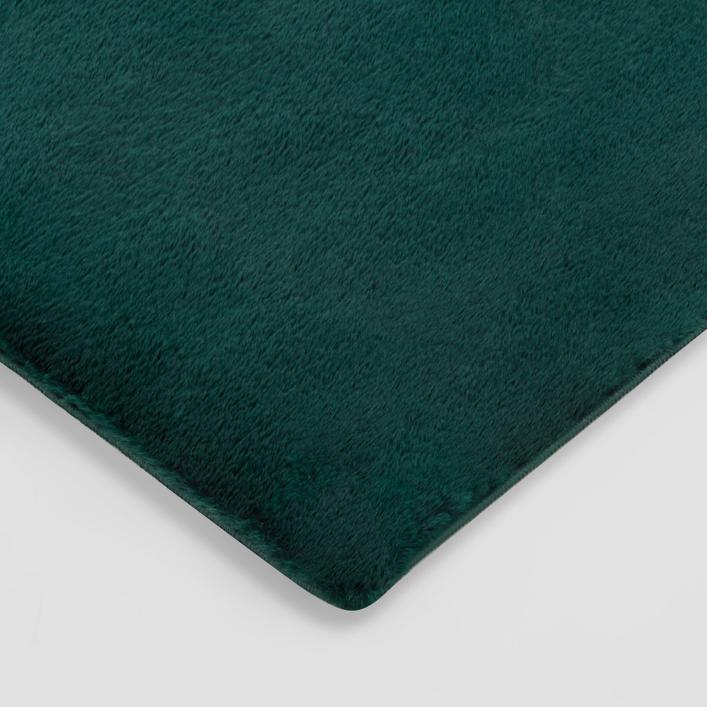 Koberec tmavě zelený RABBII 80x140 cm