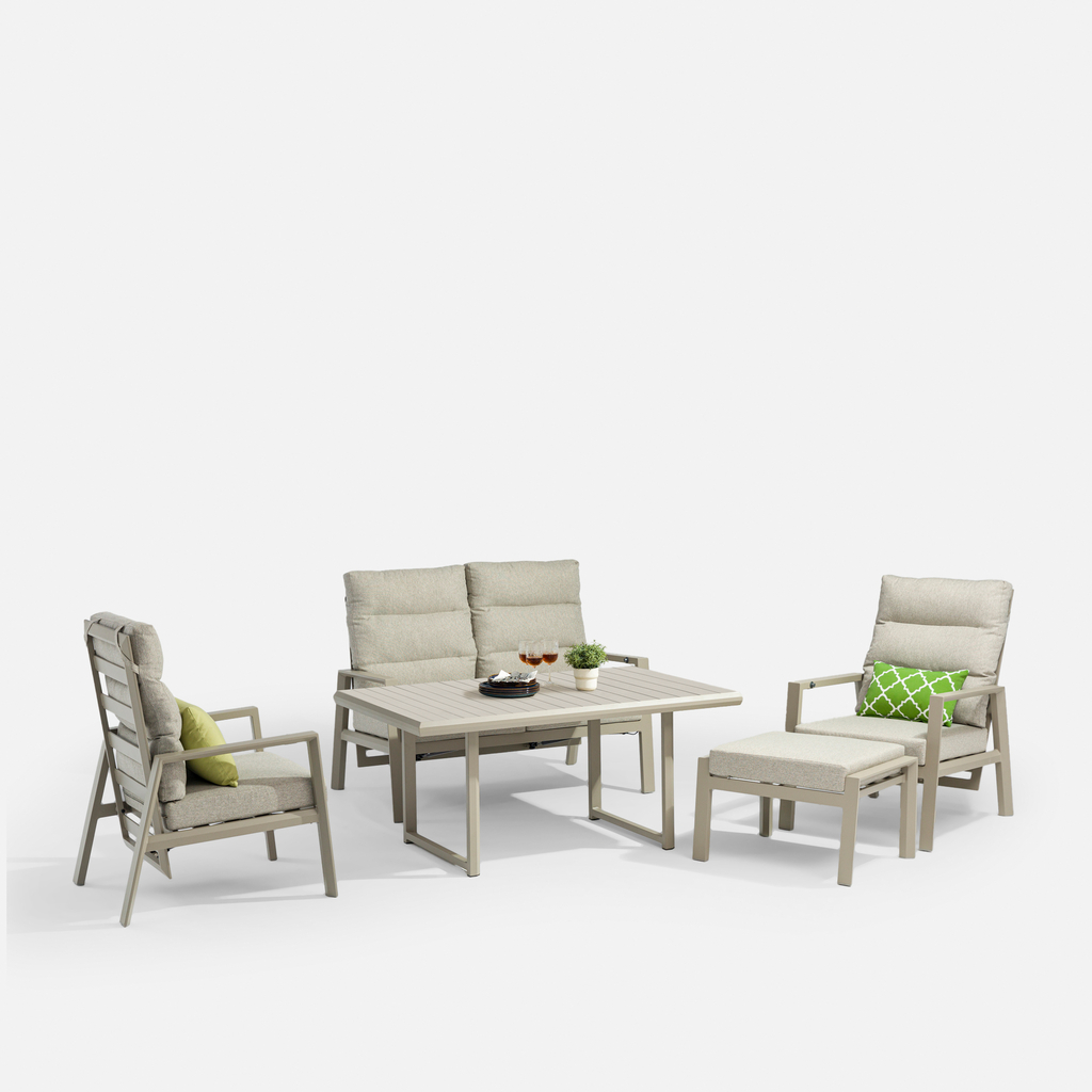 3místná zahradní pohovka s nastavitelným opěradlem NALANI