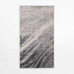 Šedý abstraktní koberec KERY 80x150 cm