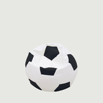 Sedací vak SPORT M bílo-černý