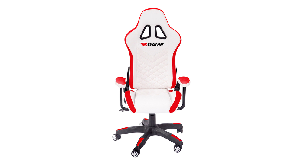 Červenobílá herní židle ASTRO
