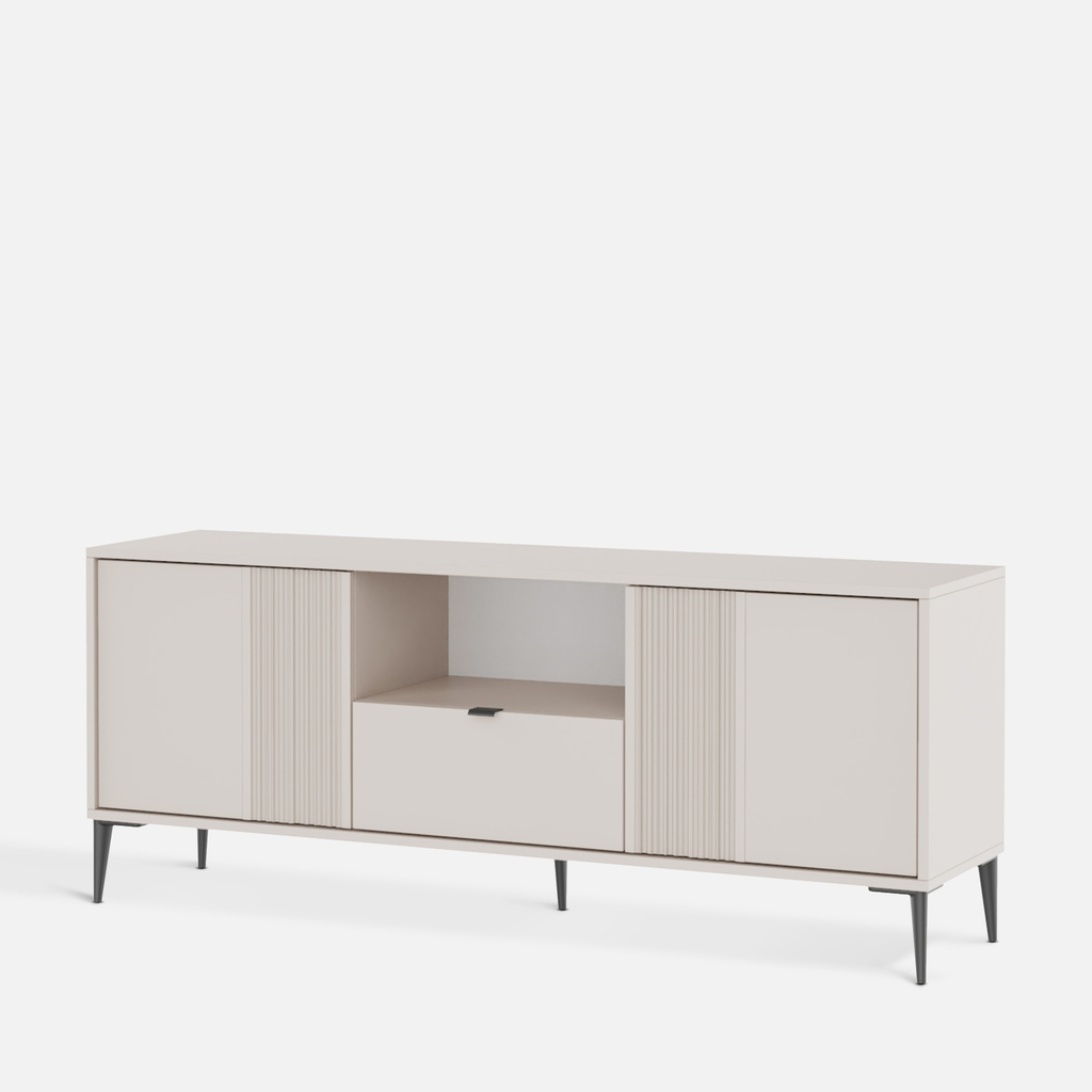 Široká skříňka na TV INERTIA kašmír