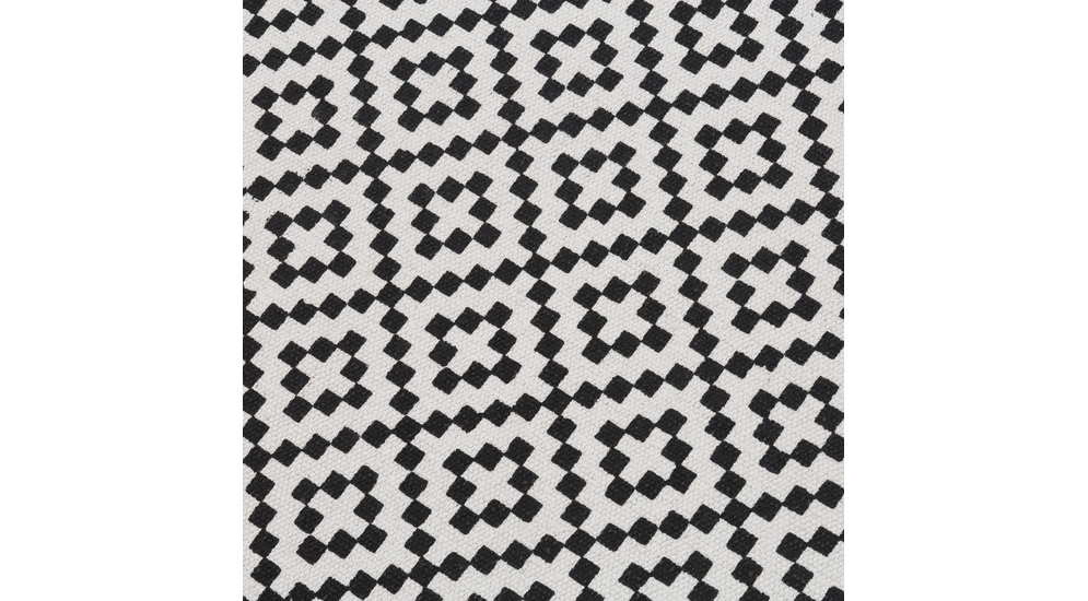 Černobílý koberec SCANDI 50x80 cm