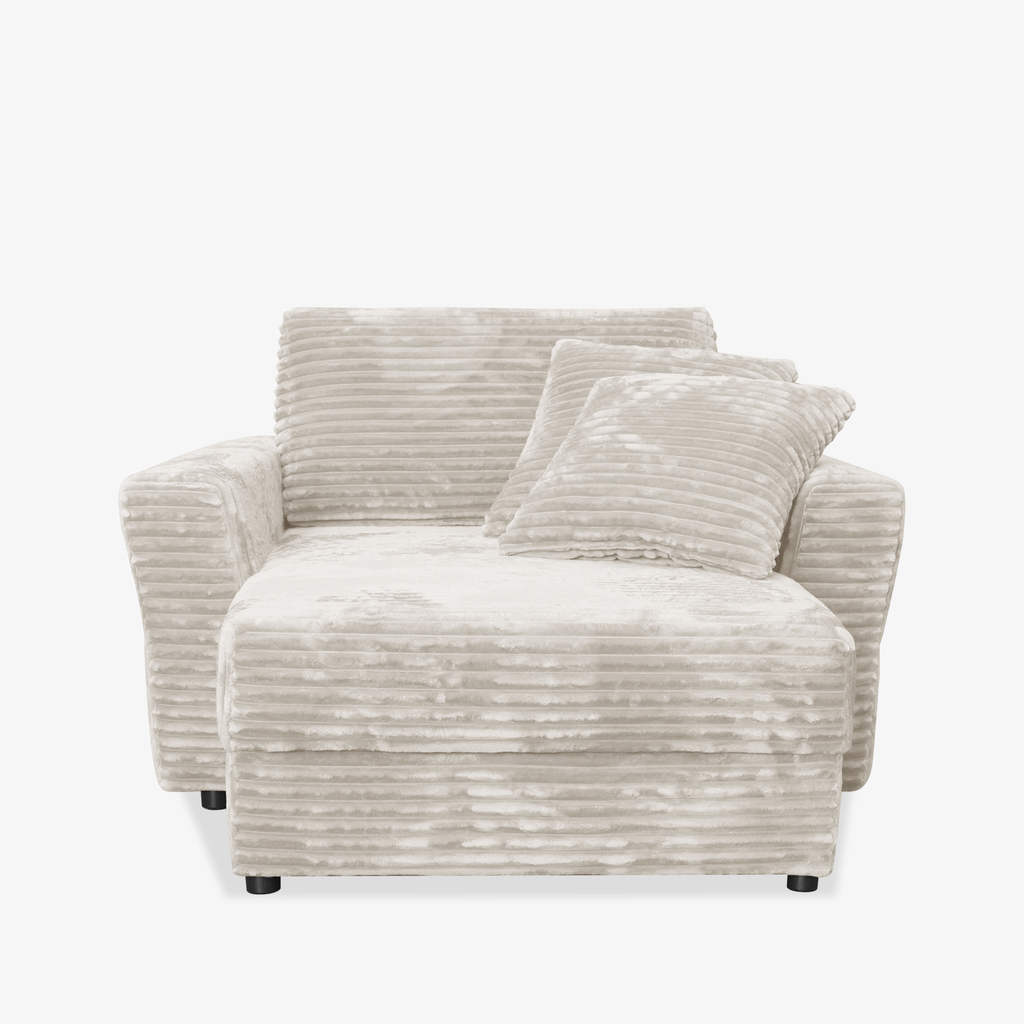 Křeslo loveseat krémové NOEMI