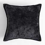 Dekorační povlak na polštář černý SOLLE 45x45 cm