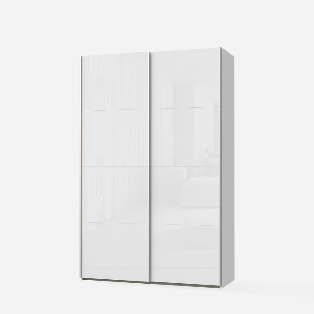 Skříň s posuvnými dveřmi FITIO lesk 150 cm