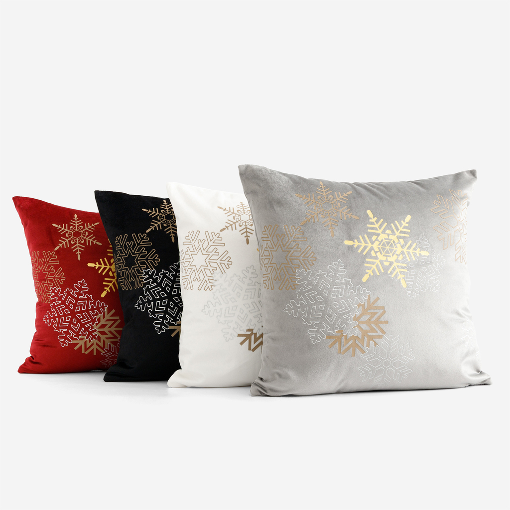Povlak na polštář vánoční červený SNOV 45x45 cm