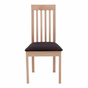 Buková židle s čalouněným sedákem SAMI