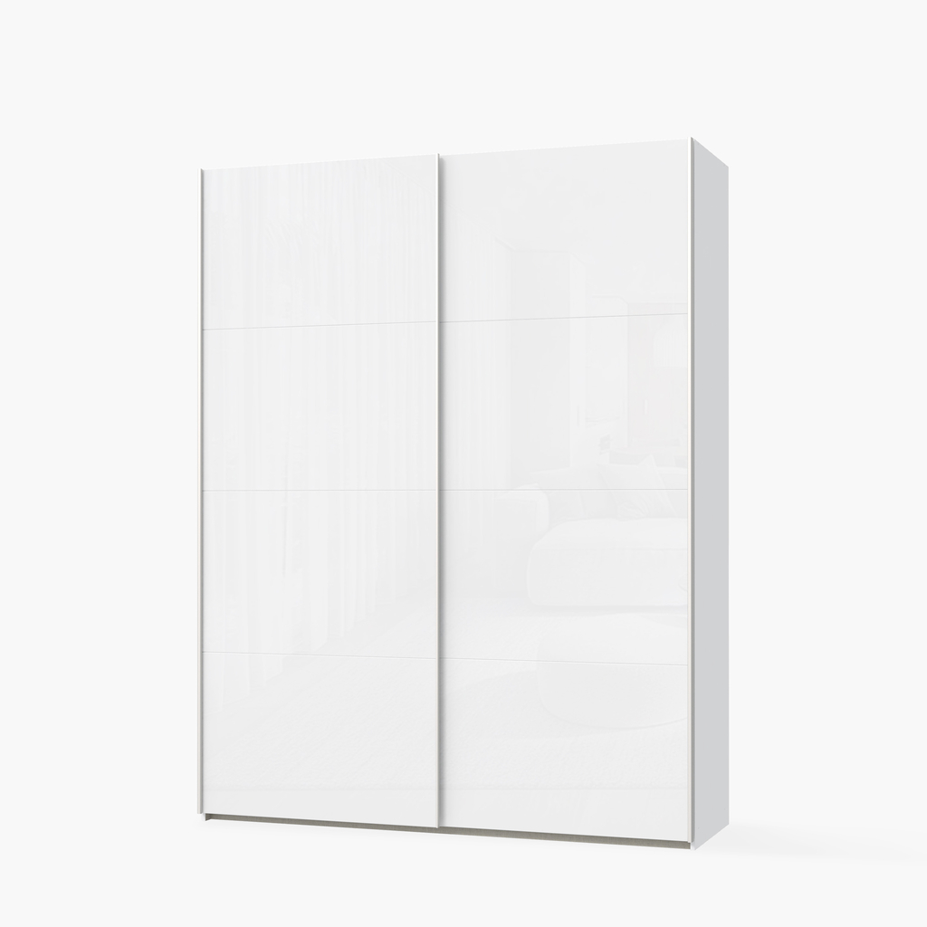 Skříň s posuvnými dveřmi FITIO lesk 180 cm