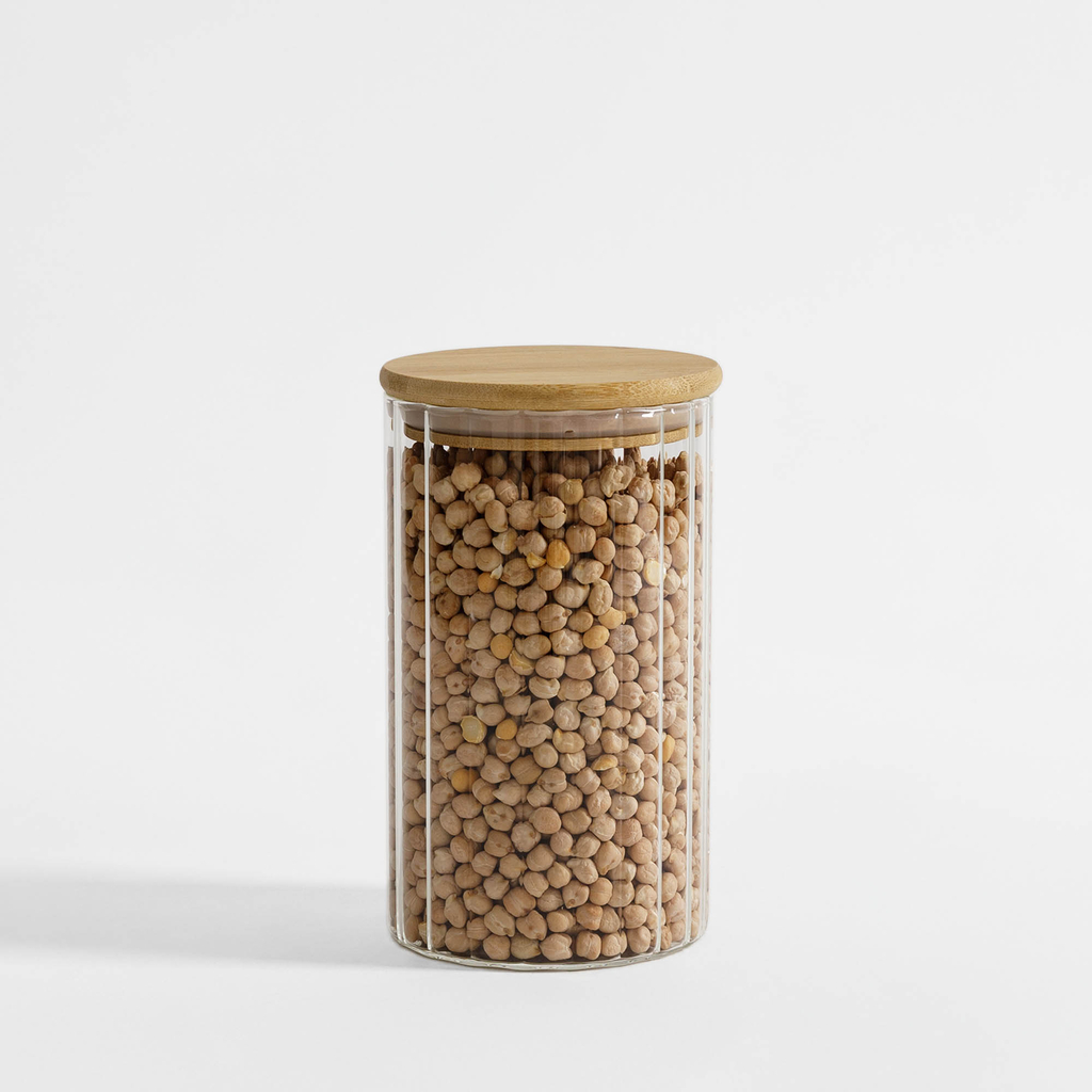 Kuchyňská dóza s bambusovým víkem 750 ml