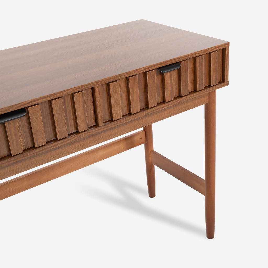 Konzolový stolek s drážkovanými šuplíky TURRO