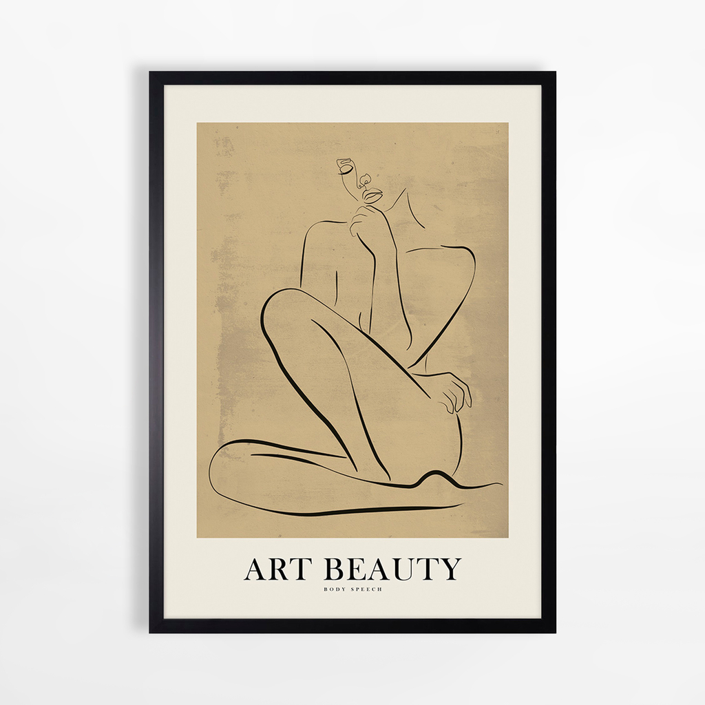 Obraz v černém rámu ART BEAUTY I 50x70 cm