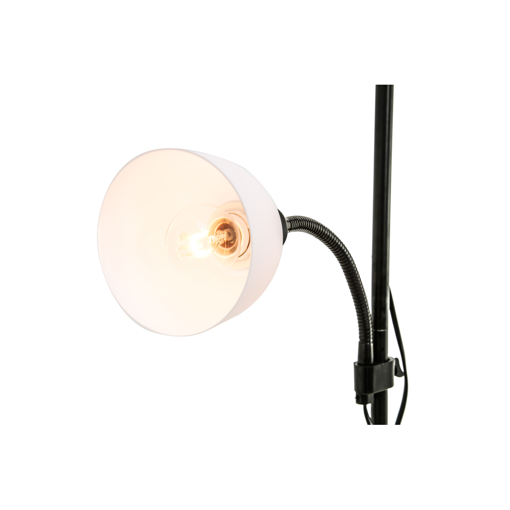 Černá stojací lampa E14 E27