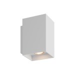 Bílé minimalistické nástěnné svítidlo SANDY WL SQUARE
