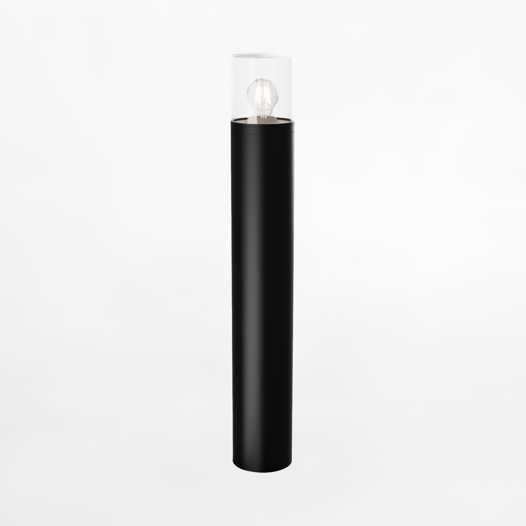 Černá venkovní stojací lampa SIENNA