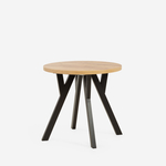 Kulatý rozkládací stůl PAOLO MINI 80-160 cm