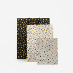 Vánoční dárková taška s hvězdičkami vel. L MIX