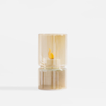 Dekorace LED amber svíčka 12,3 cm
