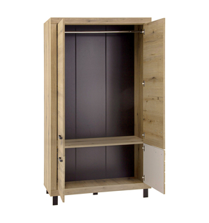 Široká šatní skříň DENVER 4D