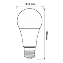 LED žárovka E27 7,5 W teplé barvy ORO-ATOS-E27-A60-7,5W-DW