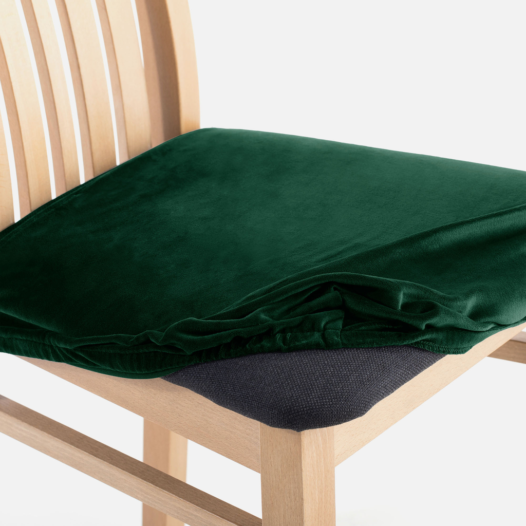 Potah na židli lahvově zelený SENTO 40x40