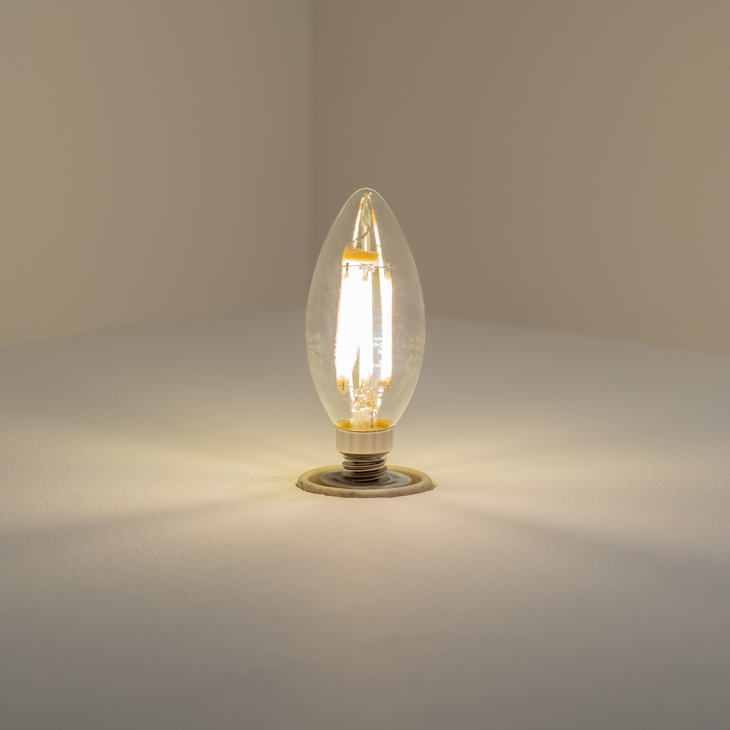 LED žárovka E14 4 W neutrální ORO-E14-C35-FL-CLARO-4 W