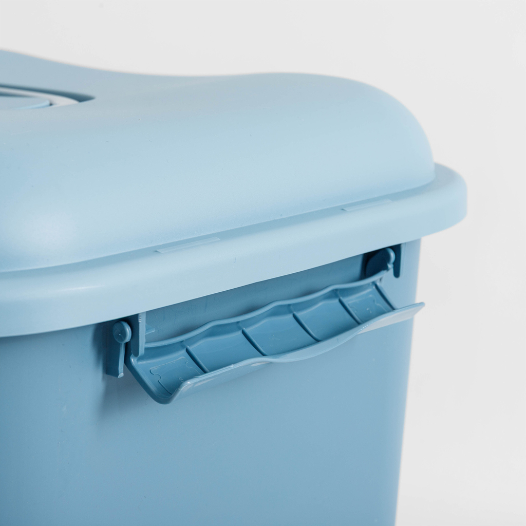 Úložný box na kolečkách modrý 46x37x30 cm