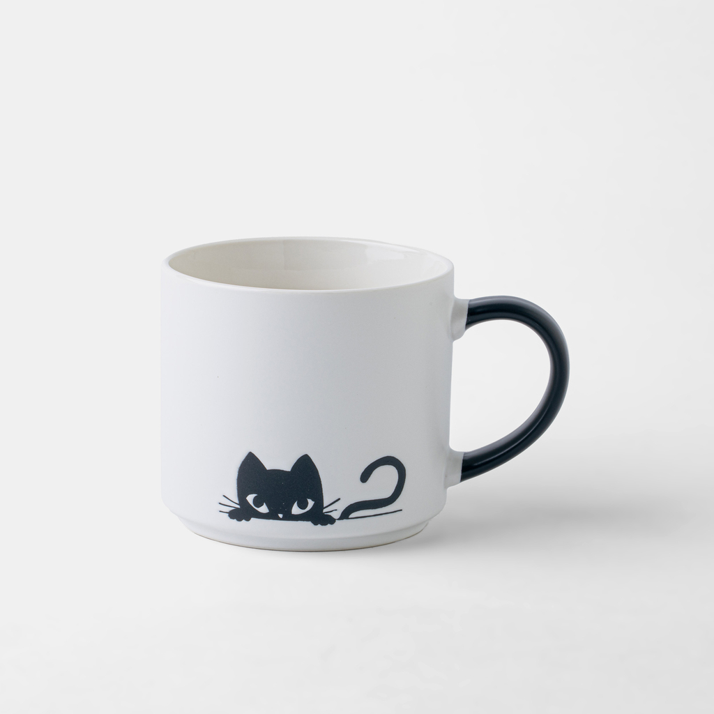 Porcelánový hrnek ČERNÁ KOČKA 470 ml