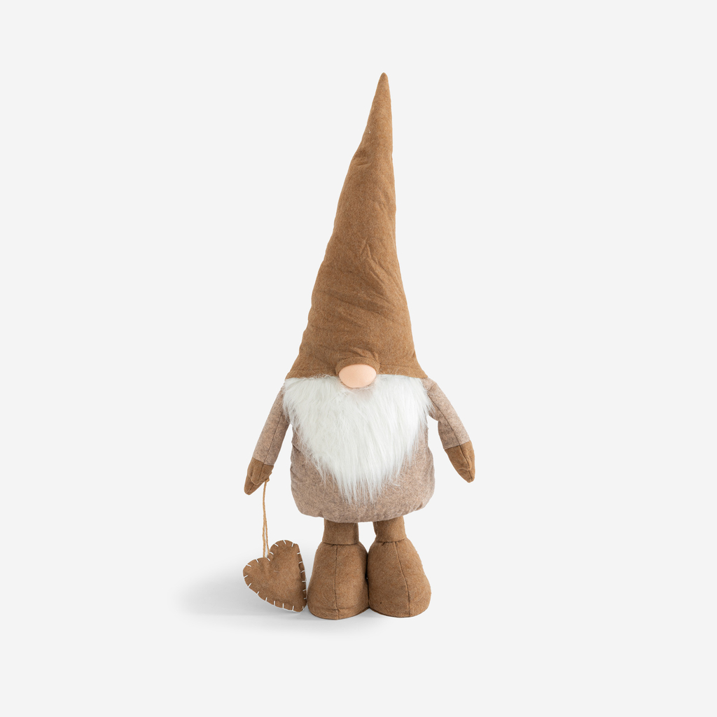 Dekorativní figurka SKŘÍTEK, béžovo-hnědá, 80-130 cm