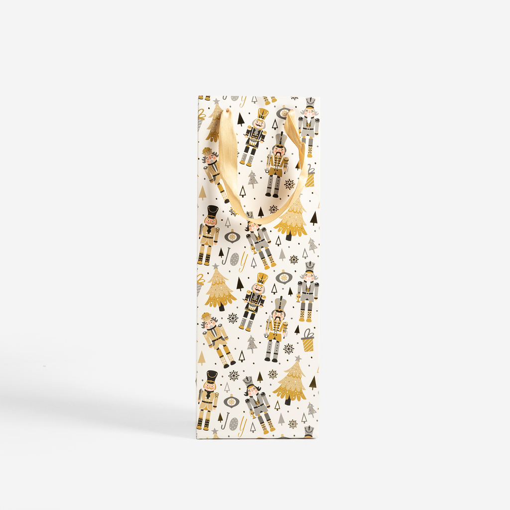 Dárková vánoční taška na láhev MIX