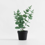 Umělá květina v černém květináči 35 cm