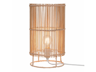 Bambusová stolní lampa EDIN 20x35 cm
