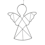 LED závěsná dekorace andílek 47 cm