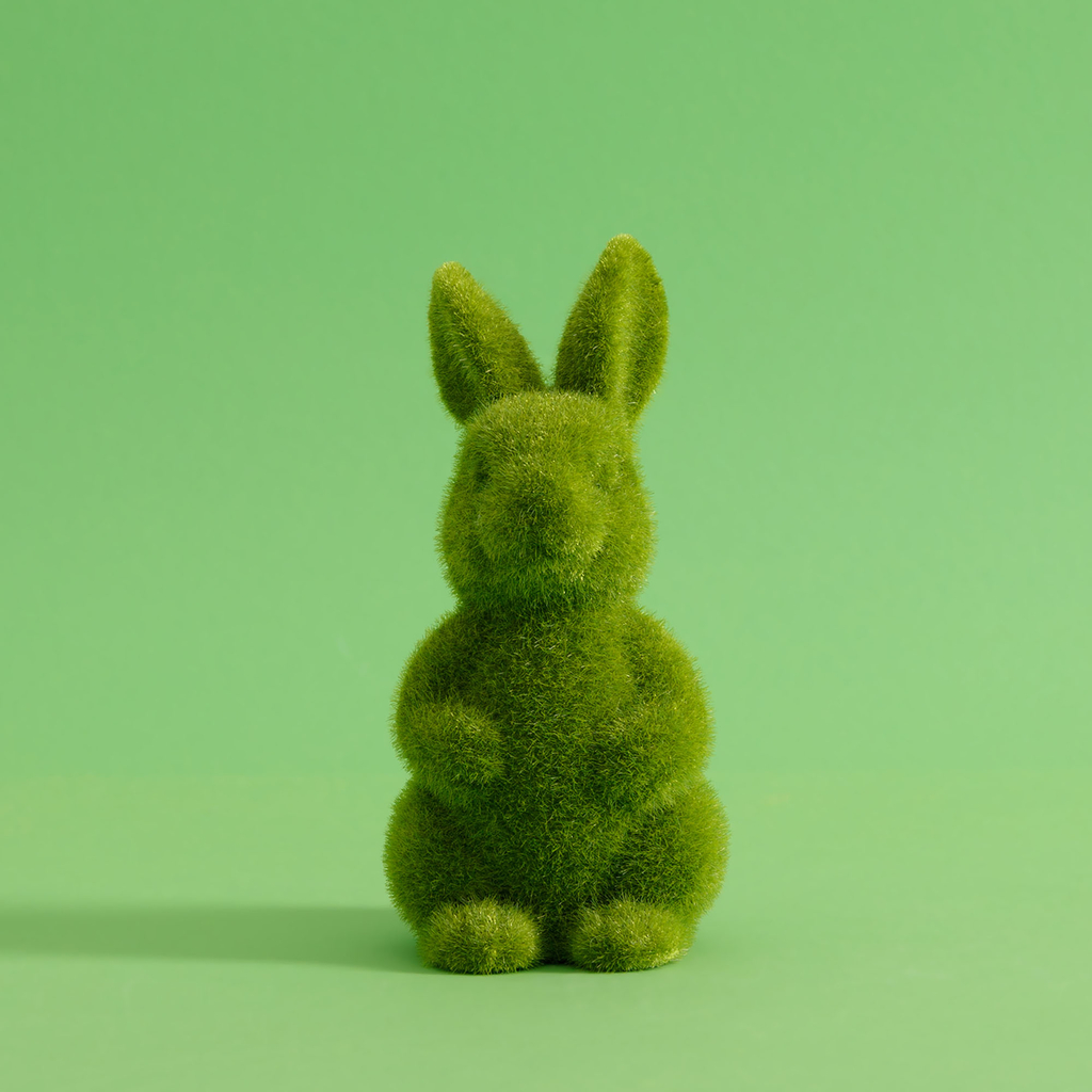 Zelená velikonoční figurka ZAJÍC 17 cm