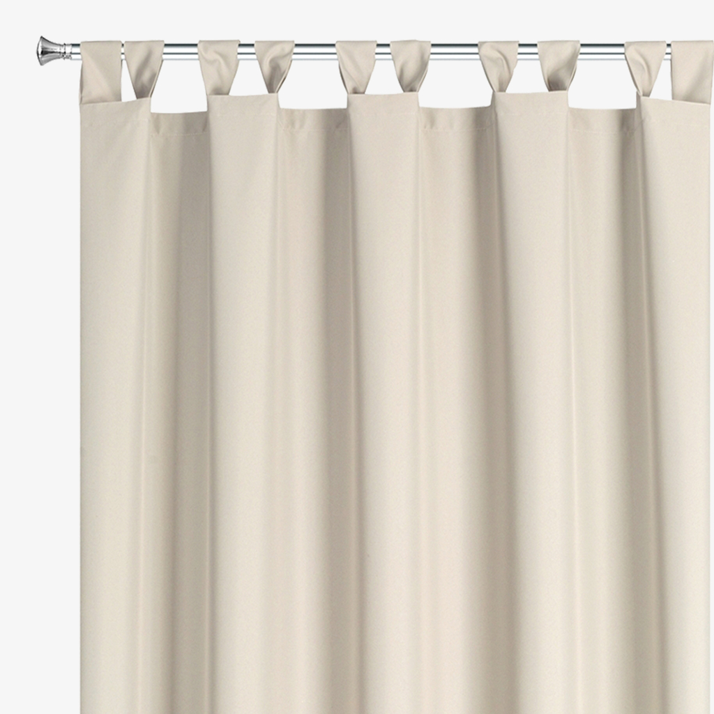 Závěs na terasu s pásky na suchý zip světle béžový GARDEN 155x220 cm