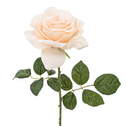 Umělá květina RŮŽE bílá 53 cm