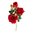Umělá červená růže 85 cm