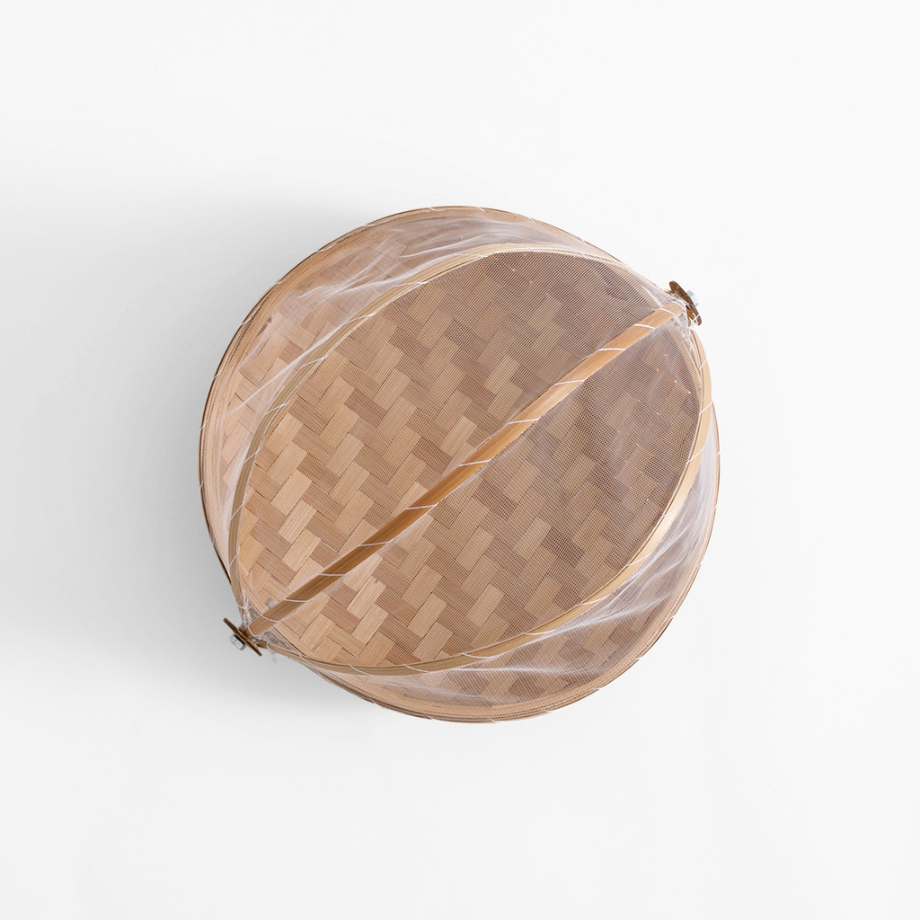 Bambusový košík s moskytiérou 25 cm
