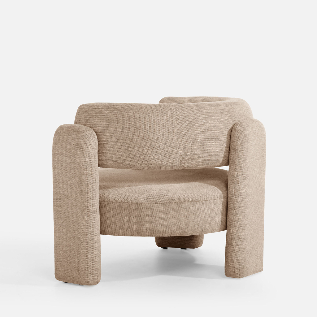 Čalouněné křeslo béžové MAFELE