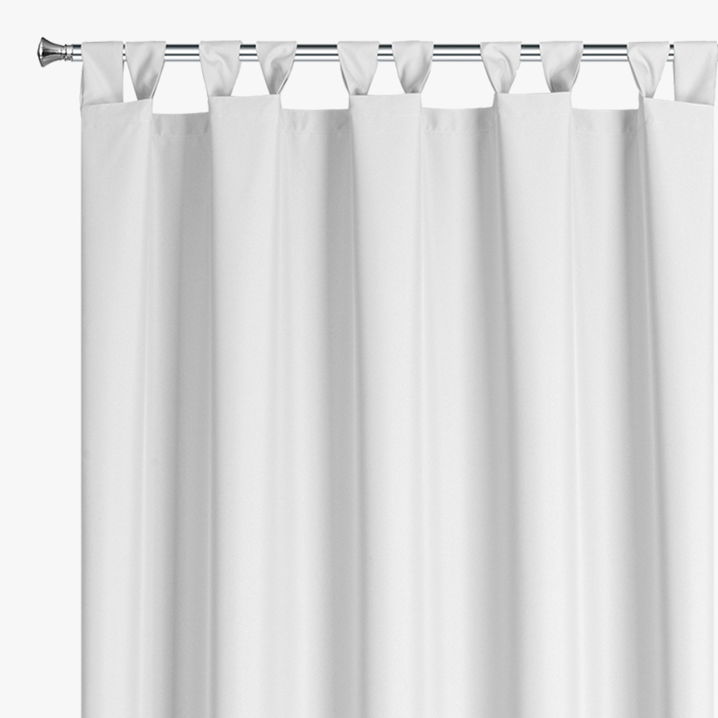 Závěs na terasu s pásky na suchý zip bílý GARDEN 155x220 cm
