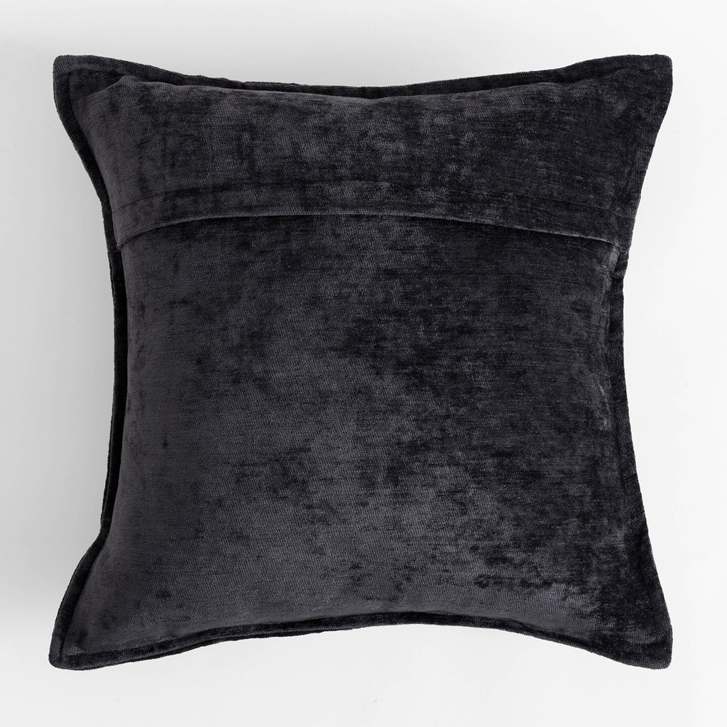 Dekorační povlak na polštář černý SOLLE 45x45 cm